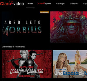 Claro video datos