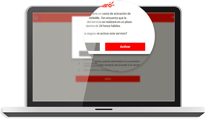 Activa tu grupo de 5 en Claro
